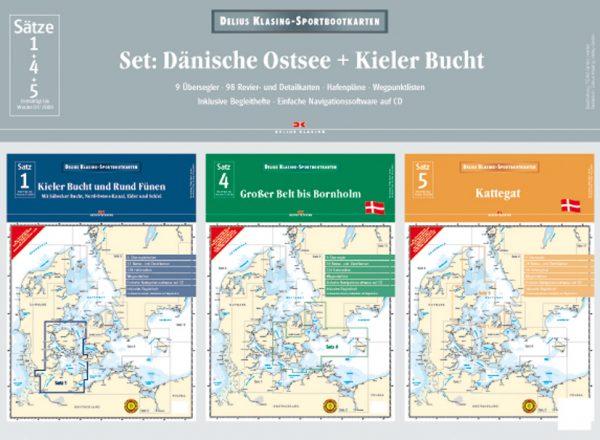 Satz 1+4+5  Set: Dänische Ostsee + Kieler Bucht