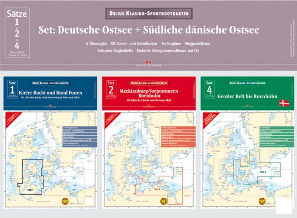 Satz 1+2+4  Set: Deutsche Ostsee + Südliche dänische Ostsee
